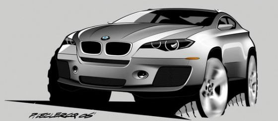 Скетч BMW X6 — 4